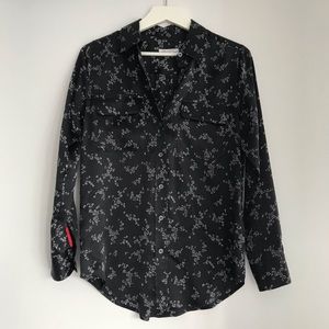 100% Silk Equipment Blouse